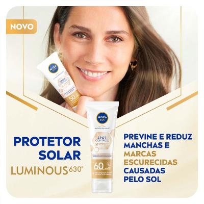 Protetor Solar Facial Fluido NIVEA Sun - Spot Control Luminous 630 FPS60