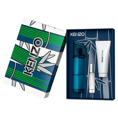 Kenzo Homme Coffret - Perfume Masculino EDT + Travel Spray + Gel de Banho
