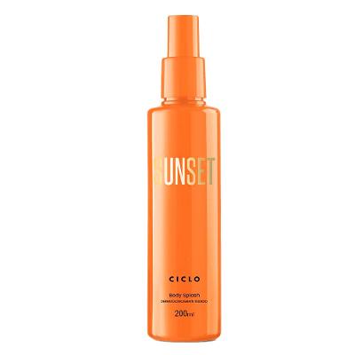 Body Splash Ciclo Cosméticos Sunset Perfume Corporal
