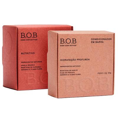 B.O.B Kit – Shampoo Nutritivo + Condicionador Hidratação Profunda