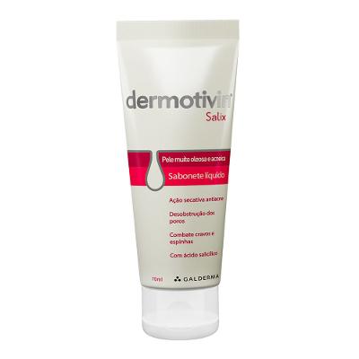 Sabonete Líquido Facial para Pele Muito Oleosa e Acneica Dermotivin Salix