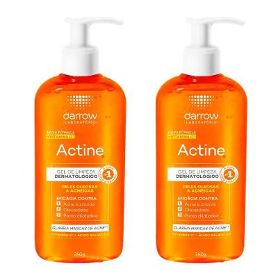 Darrow Actine Vitamina C Kit com 2 unidades - Gel de Limpeza