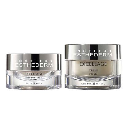 Esthederm Excellage Kit -  Creme Anti-Idade Para Área Dos Olhos + Creme Anti-Idade Facial para o Rejuvenescimento da Pele