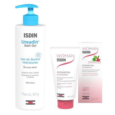 Isdin Kit - Gel de Banho Ureadin + Creme Corporal Woman Antiestrias