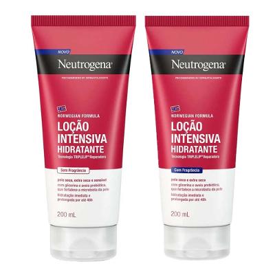 Neutrogena Norwegian Intensivo Kit Com 2 Hidratantes Com e Sem Fragrância