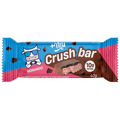 Barrinha de Proteína Crushbar +Mu Morango