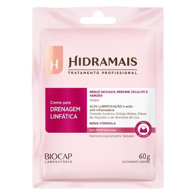 Creme para Massagem em Sachê Hidramais Drenagem Linfática