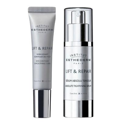 Esthederm Lift & Repair Kit - Sérum Anti-Idade para Área dos Olhos + Sérum Anti Idade para Todos os Tipos de Pele