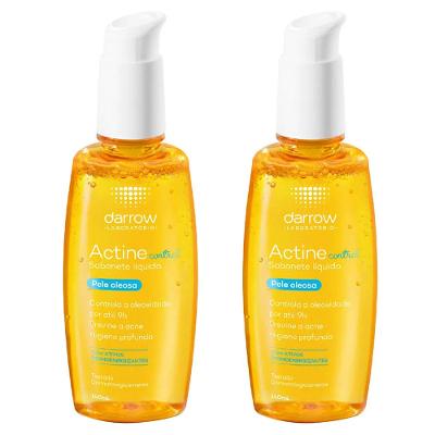 Darrow Actine Oil Control Kit com 2 Géis de Limpeza