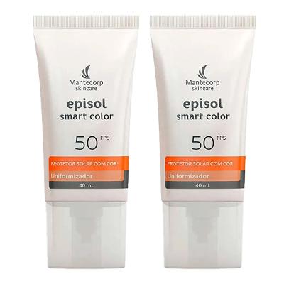 Mantecorp Skincare Episol Smart Color Kit com 2x Protetores Solares com Cor FPS50