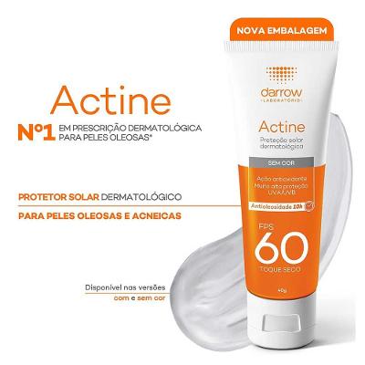 Darrow Actine Kit com 3 Unidades – Protetor Solar FPS30 – 40g
