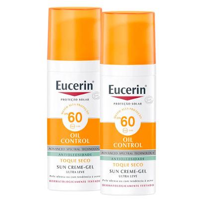 Eucerin Kit – 2 Protetor Solar Gel-Creme Oil Control FPS60