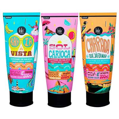 Lola Cosmetics Kit com 3 Espumas de Banho