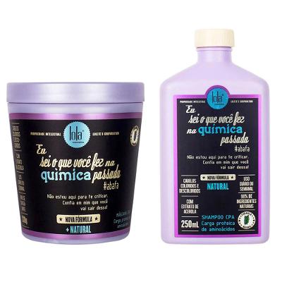 Lola Cosmetics Eu Sei o Que Você Fez na Química Passada Kit – Shampoo + Máscara Capilar