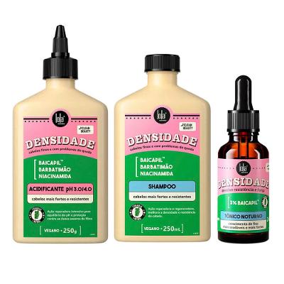 Lola Cosmetics Densidade Kit – Shampoo + Acidificante + Tônico Noturno