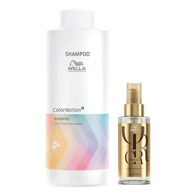 Wella Color Motion Kit – Shampoo + Óleo Capilar
