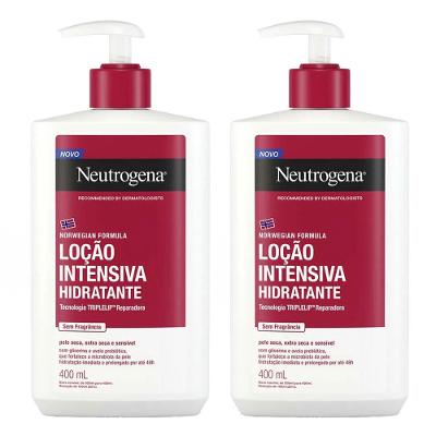 Neutrogena Norwegian Fórmula Intensivo Kit Com 2 Hidratantes Sem Fragrância