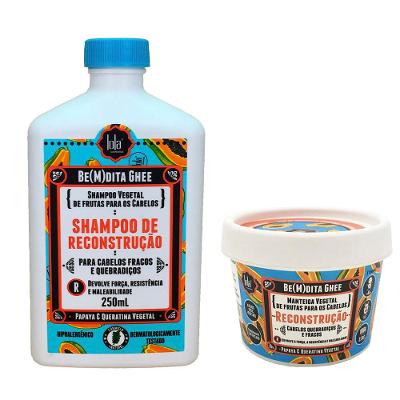 Lola Cosmetics Be(m)dita Ghee Papaya e Queratina Vegetal Kit - Shampoo + Máscara