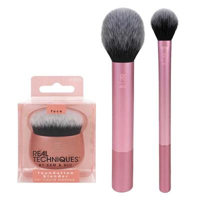 Real Techniques Kit Com 3 Pinceis – Base + Blush + Finalização