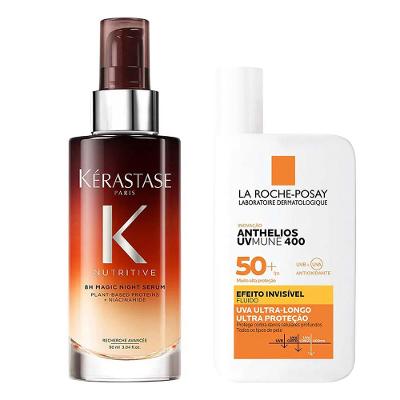 Kérastase e La Roche-Posay Kit – Sérum para Cabelos Secos + Protetor Solar Facial FPS60