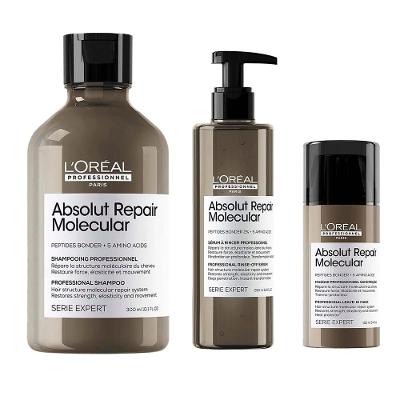 L'Oreal Professionnel Absolut Repair Molecular Kit – Shampoo + Leave-in + Sérum