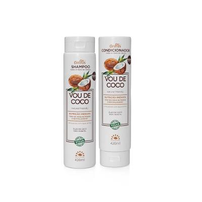 Griffus Vou de Coco Kit - Shampoo + Condicionador