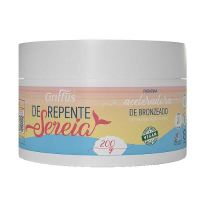 Acelerador De Bronzeado de Repente Sereia Griffus Cosméticos