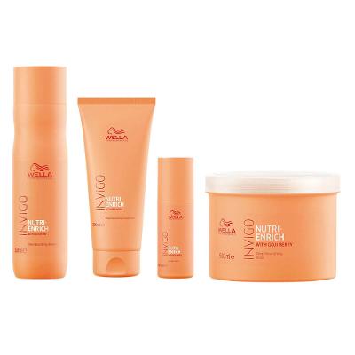 Wella Professionals Invigo Nutri-Enrich Kit – Shampoo + Condicionador + Máscara + Leave-In