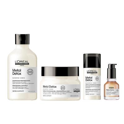 L'oréal Professionnel Metal Detox Kit – Shampoo + Máscara + Leave-In + Óleo Capilar