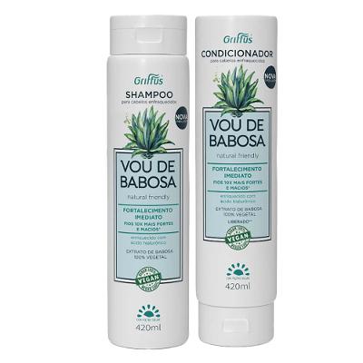 Griffus Vou de Babosa Kit - Shampoo + Condicionador