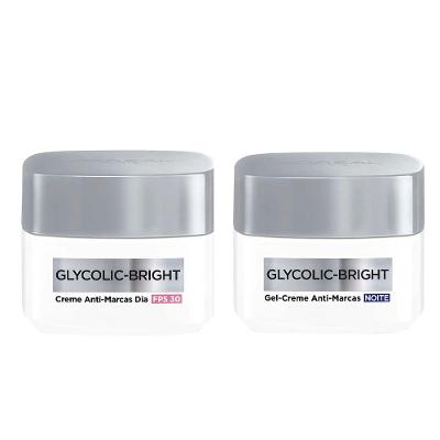 L'Oréal Paris Glycolic Bright Kit – Gel Facial Creme Dia + Gel Facial Creme Noite
