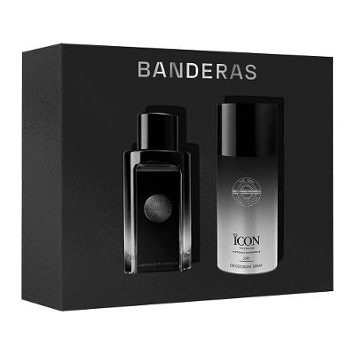 Banderas The Icon Kit EDP Perfume Masculino 24h Desodorante Spray