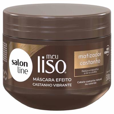 Salon Line Meu liso Matizador Castanho Máscara