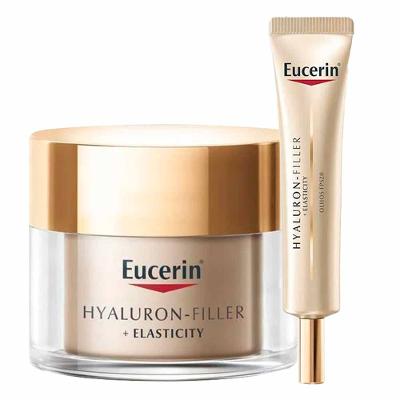 Eucerin - Hyaluron-Filler Elasticity Kit – Creme Anti-Rugas Noite + Creme Anti-idade Olhos Para Peles Maduras