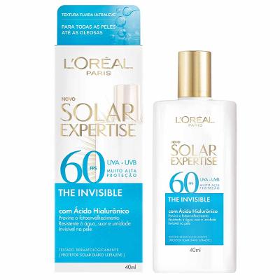 Protetor Solar com Cor L'oreal Paris - Solar Expertise The Invisible FPS60