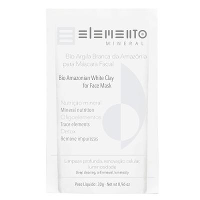 Máscara Facial Elemento Mineral Bio Argila Branca da Amazônia