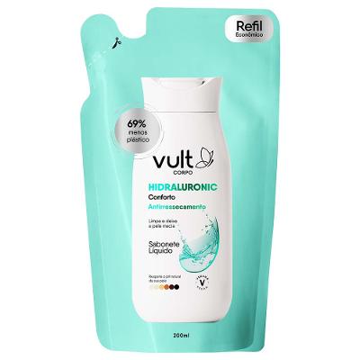 Sabonete Líquido Corporal Vult Refil - Hidraluronic Glicerina Conforto
