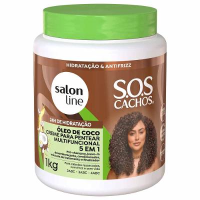 Salon Line SOS Óleo de Coco Creme de Pentear 5 em 1