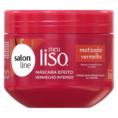 Salon Line Meu Liso Matizador Vermelho Máscara