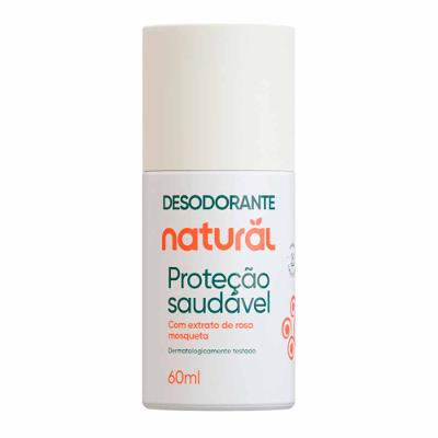 Desodorante Roll-on Organico Natural com Extrato de Rosa Mosqueta