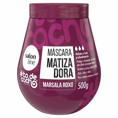 Salon Line Todecaho Matizador Marsala Roxo Máscara