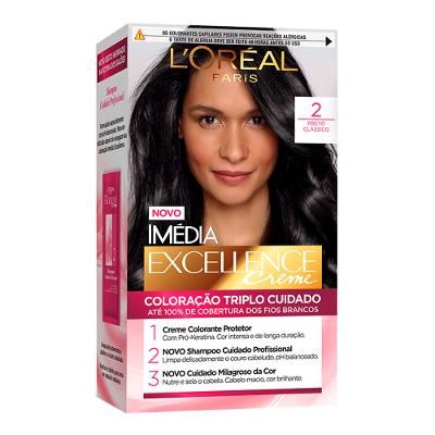 Coloração Imédia Excellence L’Oréal Paris – Tons Escuros