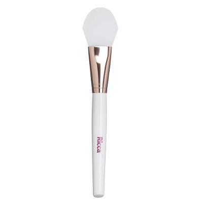 Pincel de Silicone para Bases e Máscaras Rose Gold Ricca