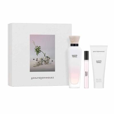 Adolfo Dominguez Jazmín Tonka Coffret Perfume Masculino EDP + Creme corporal + Travel Size