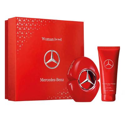Mercedes Benz Woman In Red - Perfume Feminino EDP Coffret + Body Lotion