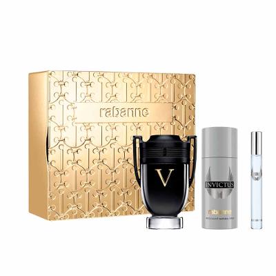 Rabanne Invictus Victory Perfume Masculino Eau de Parfum Extrême + Desodorante + Travel Size
