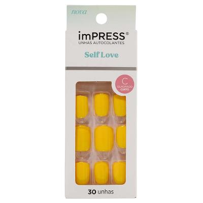 Unhas Postiças Autocolantes imPress Self Love - Curta