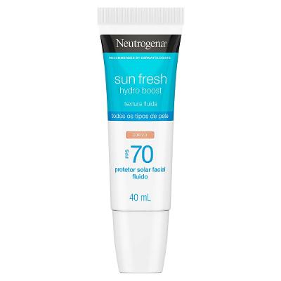 Protetor Solar com Cor Neutrogena - Sun Fresh Hydro Boost  FPS 70