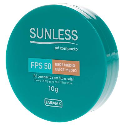 Pó Compacto Com Filtro Solar Sunless Fps50