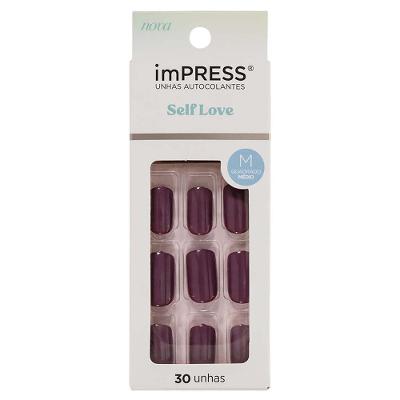 Unhas Postiças Autocolantes imPress Self Love - Média